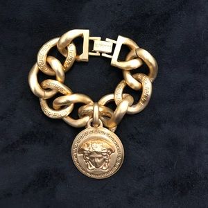 VERSACE medallion link bracelet